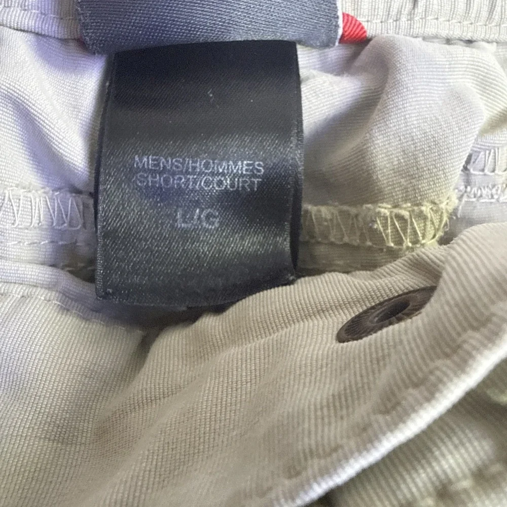 The North Face Convertible Cargo Pants Men's LARGE  Hiking Belted TAN